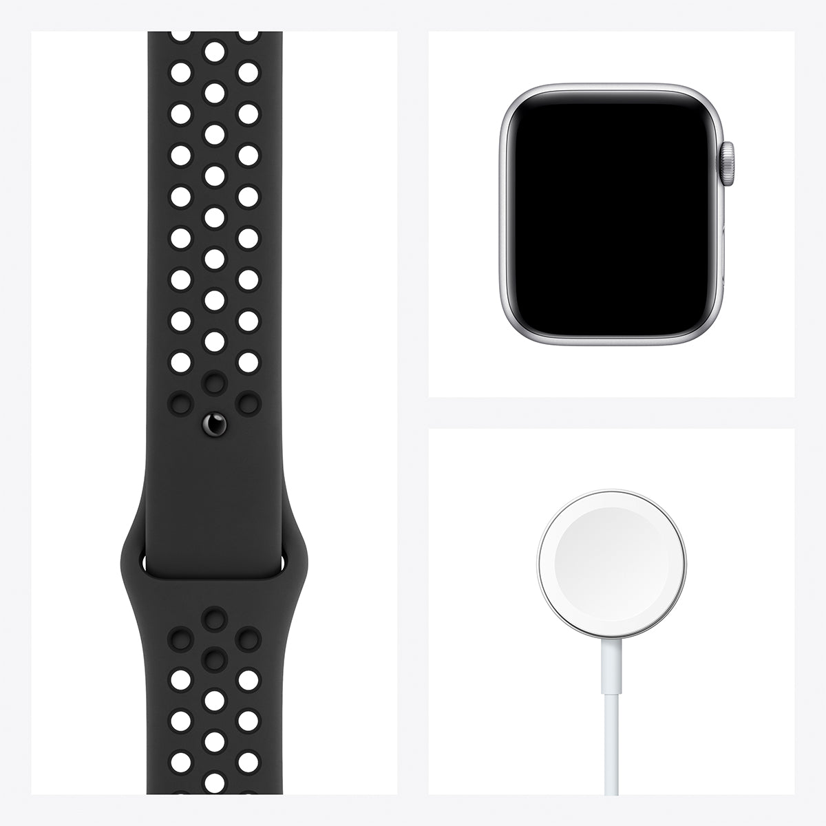 Apple Watch SE Nike (GPS + Cellular) de 44 mm - Talla única - Caja de aluminio en gris espacial - Correa deportiva en color medianoche