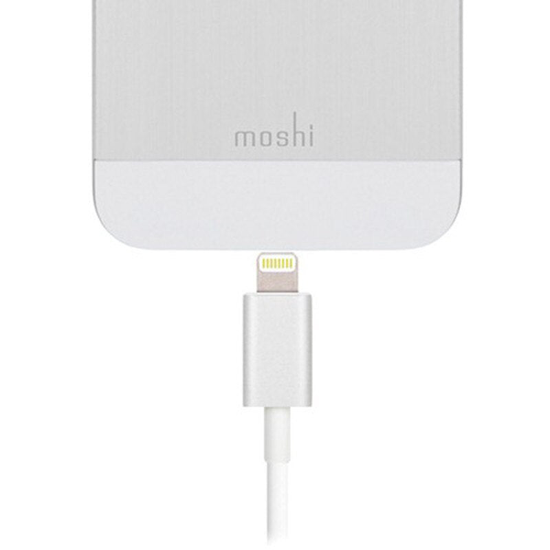 Cable MOSHI USB-A a Lightning 1m - Blanco