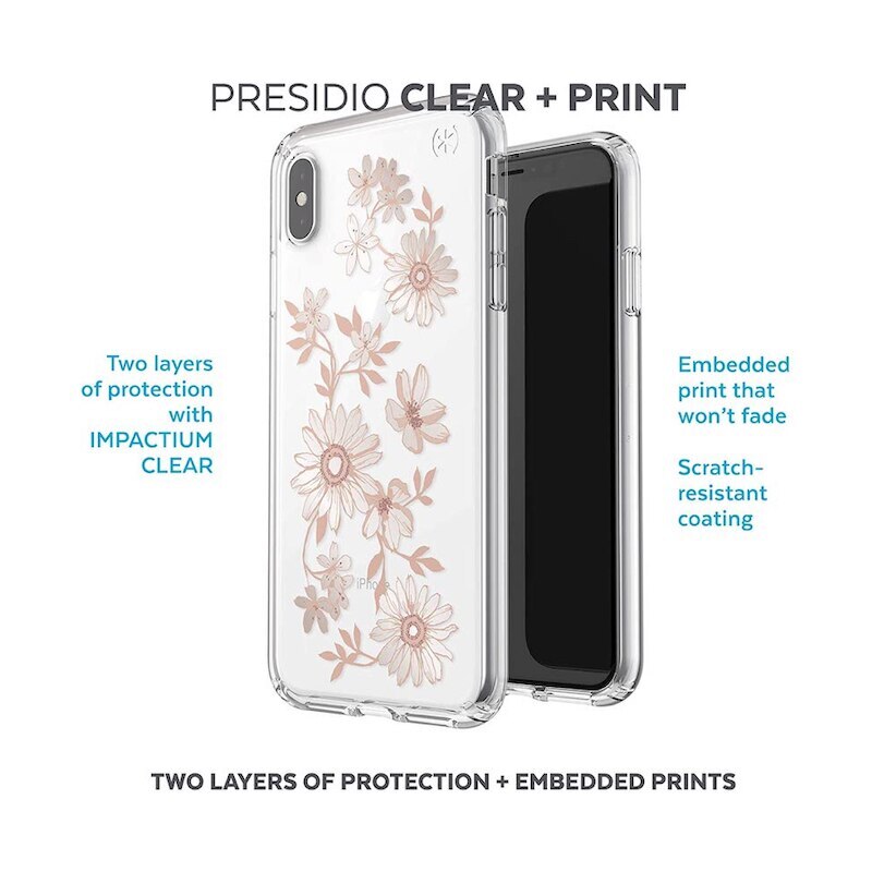 Funda Speck Presidio Clear para iPhone XS Max - Fairyta