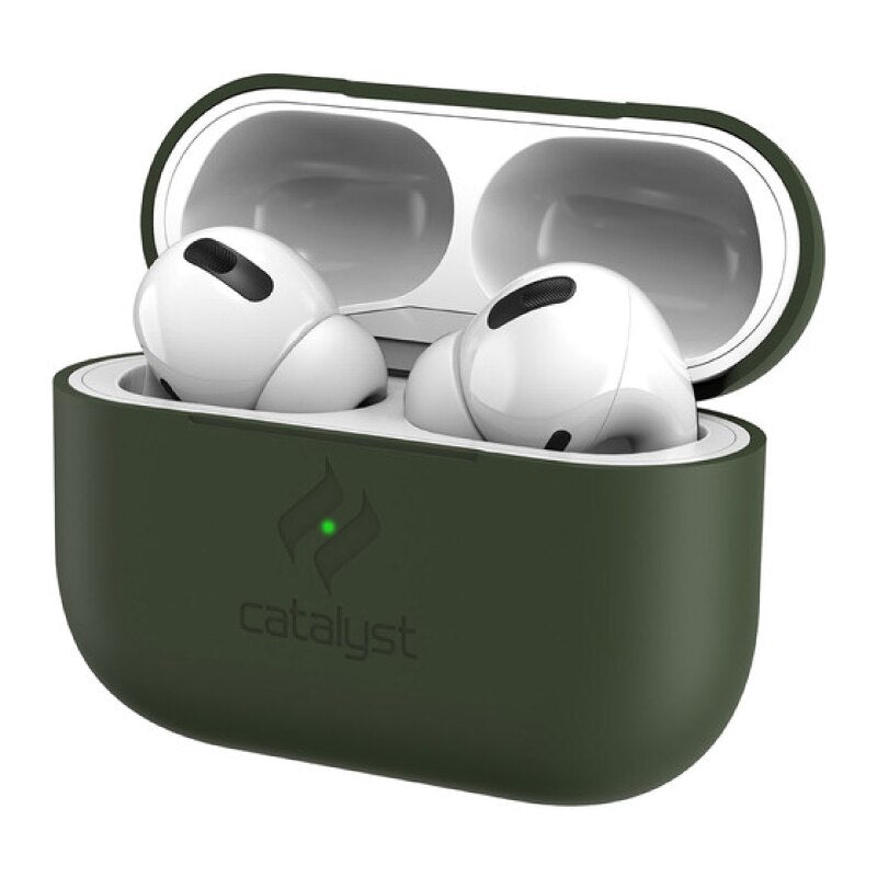 Funda para Apple AirPods Max puede entrar en modo de suspensión,  organizador duro, portátil, bolsa de almacenamiento (verde)
