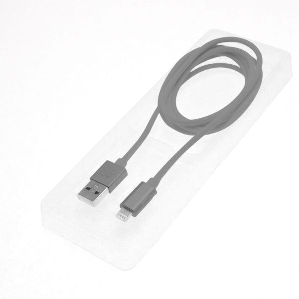 ADDON Cable Lightning USB 1.2m Gris Espacial