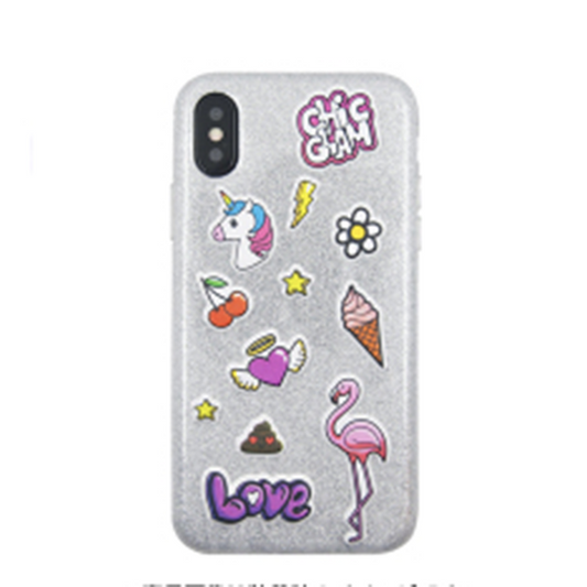 CASE IPHONE X|XS PUFFY STICKERS CHIC