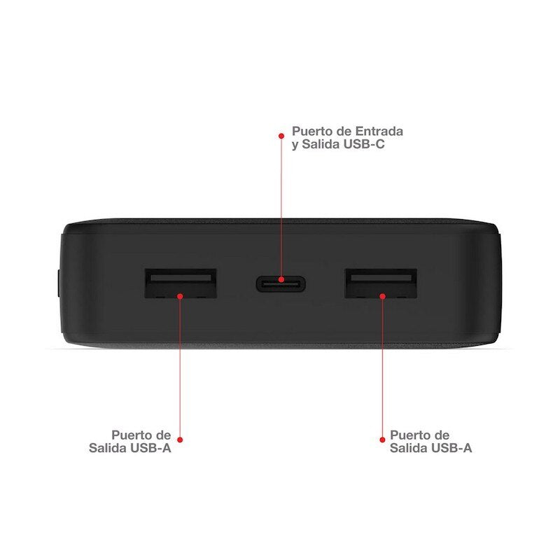 Batería Powerstation Mophie XXL 20000 mAh Negro