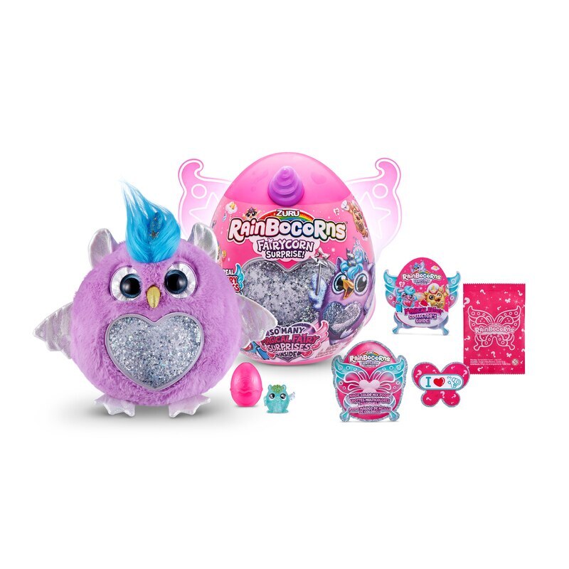 Peluche Rainbocorn Sorpresa Línea Fairycorn