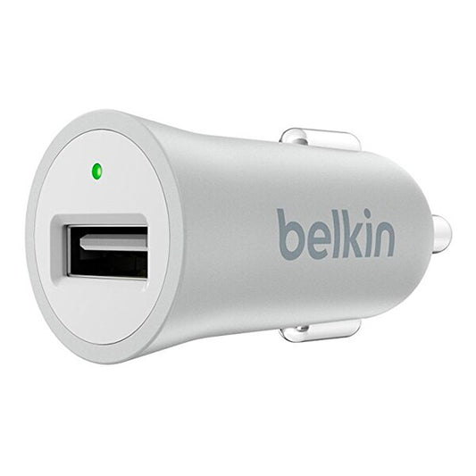 Cargador Belkin Para carro Mixit Metallic 2.4 Amp Plata