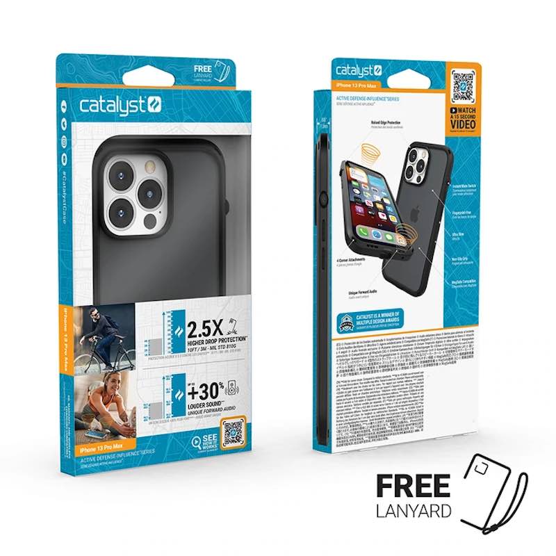 Case Catalyst Influence para iPhone 13 Pro Max - Negro