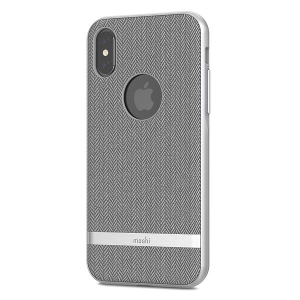 Carcasa Protectora Moshi Vesta Para iPhone X Gris Sarga