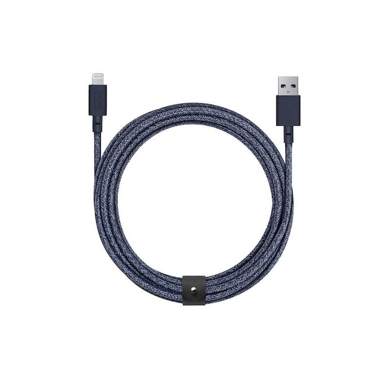 Native Union Cable Trenzado Belt Lightning 3m - Azul