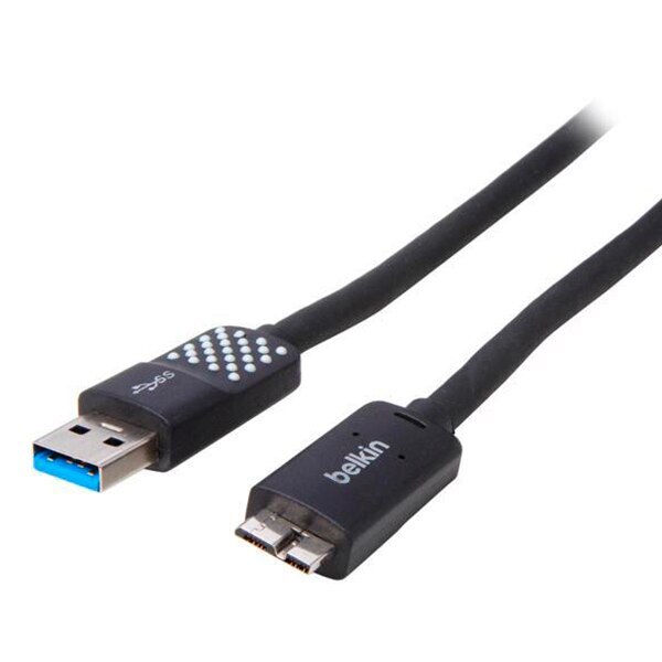 Cable Belkin Usb 3.0 To Usb 3.0 3' Apr Black