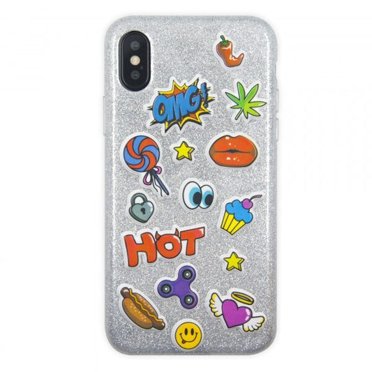 CASE IPHONE X|XS PUFFY STICKERS OMG