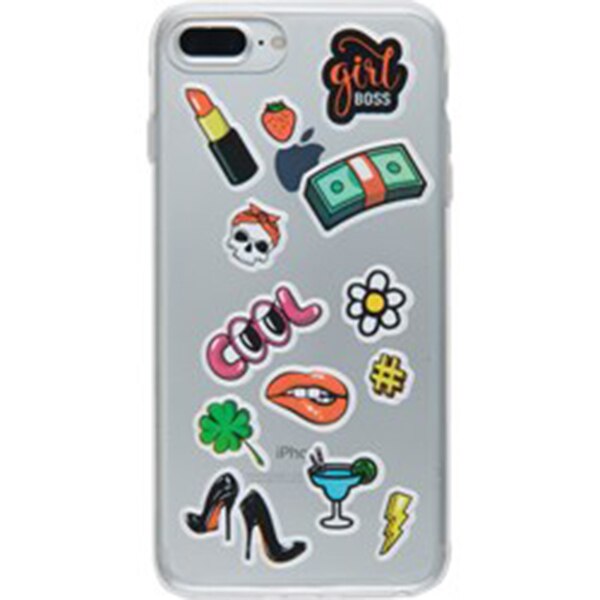 Case Puffy Stickers iPhone 6, 6s, 7 y 8 Plus Cool