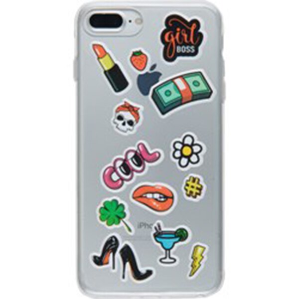 CASE PUFFY STICKERS IPHONE 6, 6S, 7 Y 8 PLUS COOL