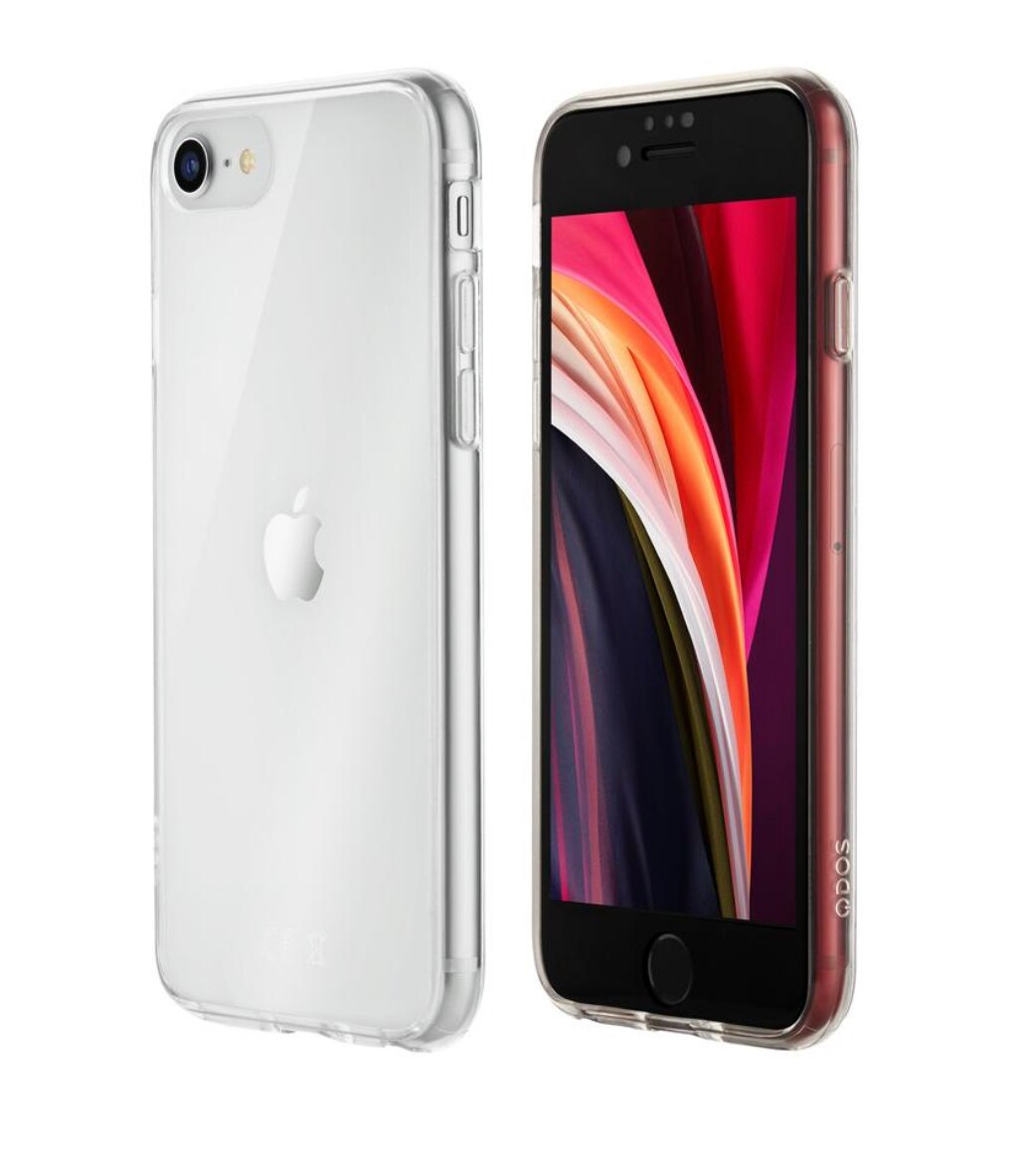 Case QDOS HYBRID Para iPhone SE / 8 / 7 / 6 H- Clear