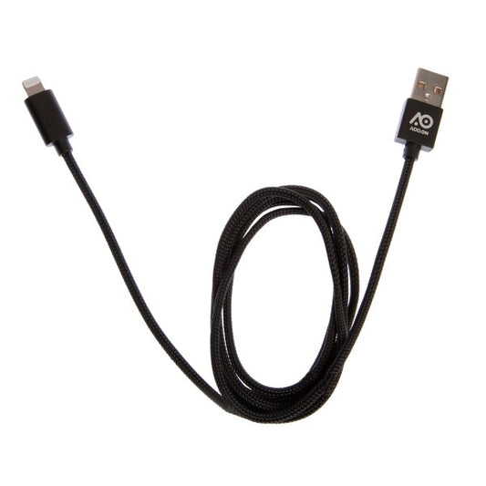 ADDON Cable Usb - Lightning 1.2M - Negro
