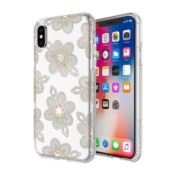 Carcasa / Protector Incipio Design Series (Floral) Para iPhone X