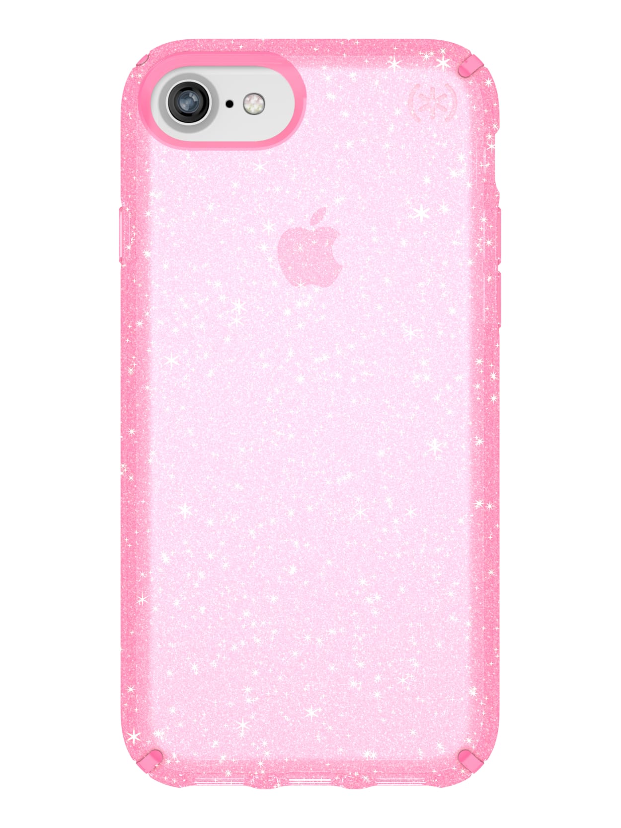 Case SPECK PRESIDIO CLEAR + GLITTER Para iPhone 6/7 (Exclusivo de Apple) - Rosa
