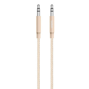 Cable Belkin Stereo Mixit Metallic 1.20 Mts Apr Gold
