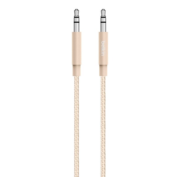 Cable Belkin Stereo Mixit Metallic 1.20 Mts Apr Gold