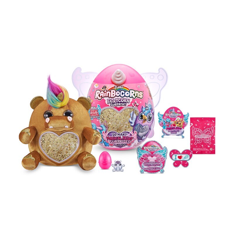 Peluche Rainbocorn Sorpresa Línea Fairycorn