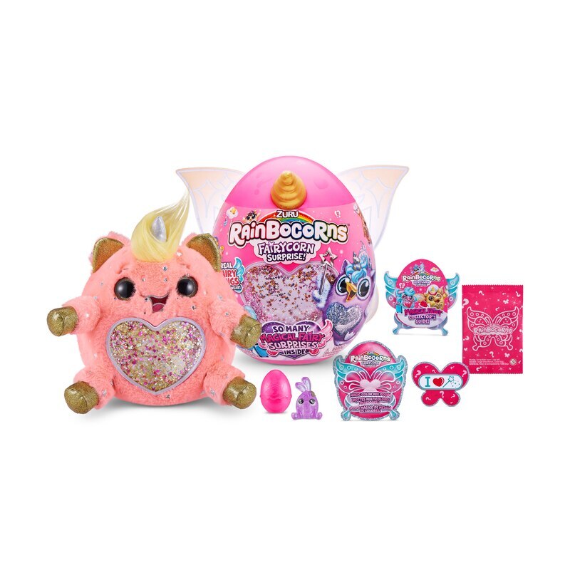 Peluche Rainbocorn Sorpresa Línea Fairycorn