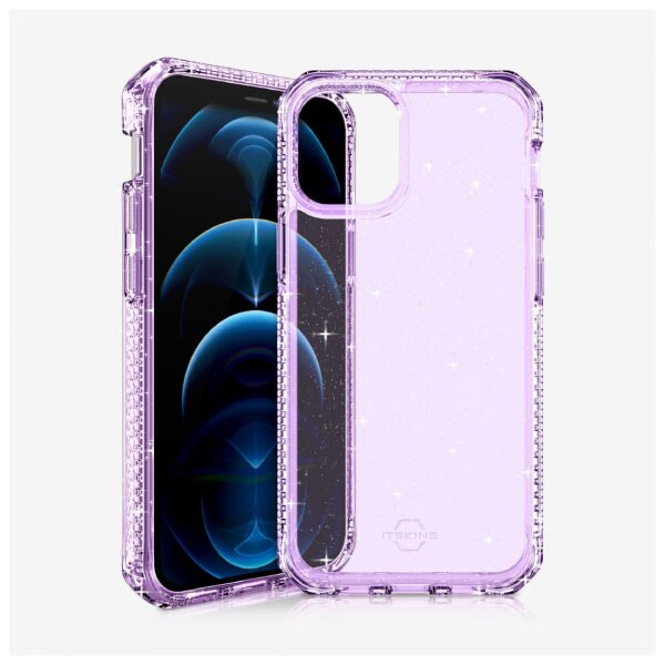 Funda para iPhone 12/12 Pro Hybrid Spark Light Purple