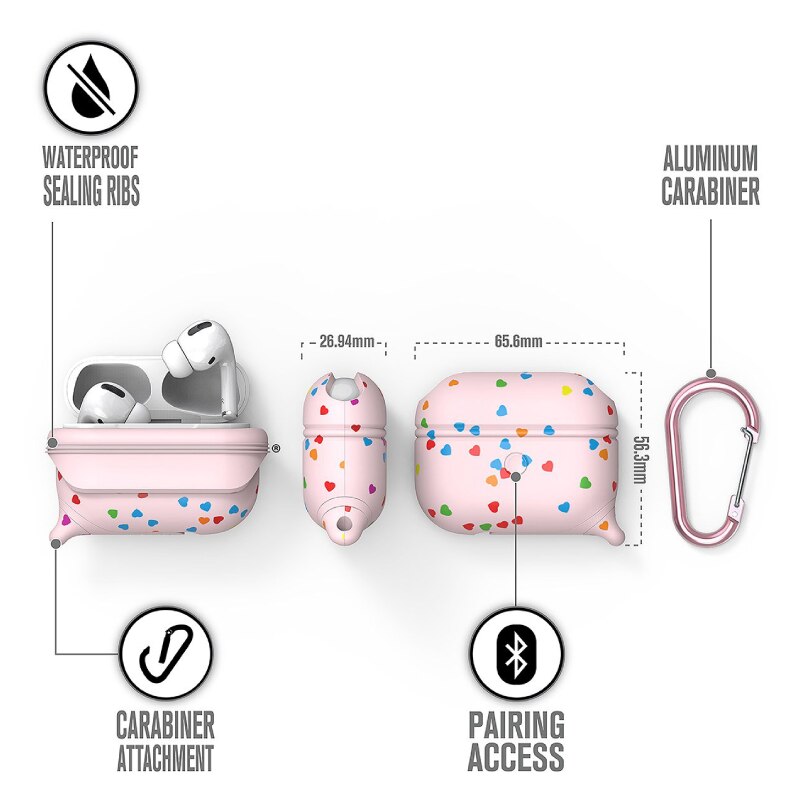 Case CATALYST WATERPROOF Para AirPods Pro  - SWEETHEART