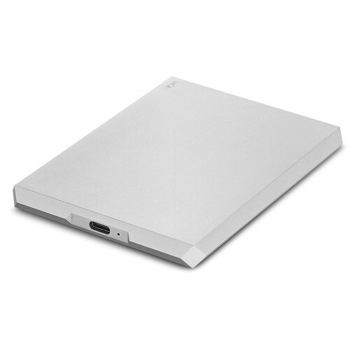 LaCie 1TB USB 3.1 Type-C Mobile Drive - Moon Silver