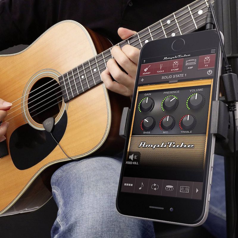 IK Multimedia Adaptador de Interfaz de Guitarra Acústica iRing p