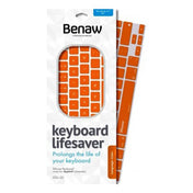 Protector Para Teclado Apple MacBook Air 11" Naranja Marca Benaw - Español