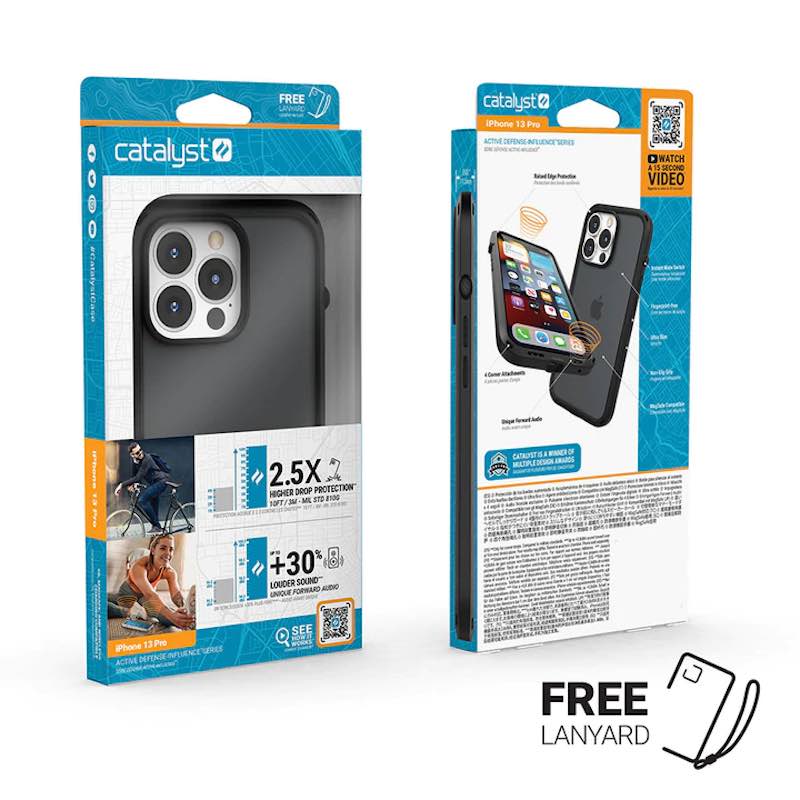 Case Catalyst Influence para iPhone 13 Pro - Negro