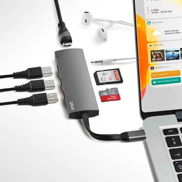 Multipuerto USB-C 8:1 Powerlink Combi