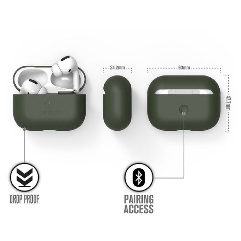 Case CATALYST SLIM Para Airpods Pro - Verde oliva