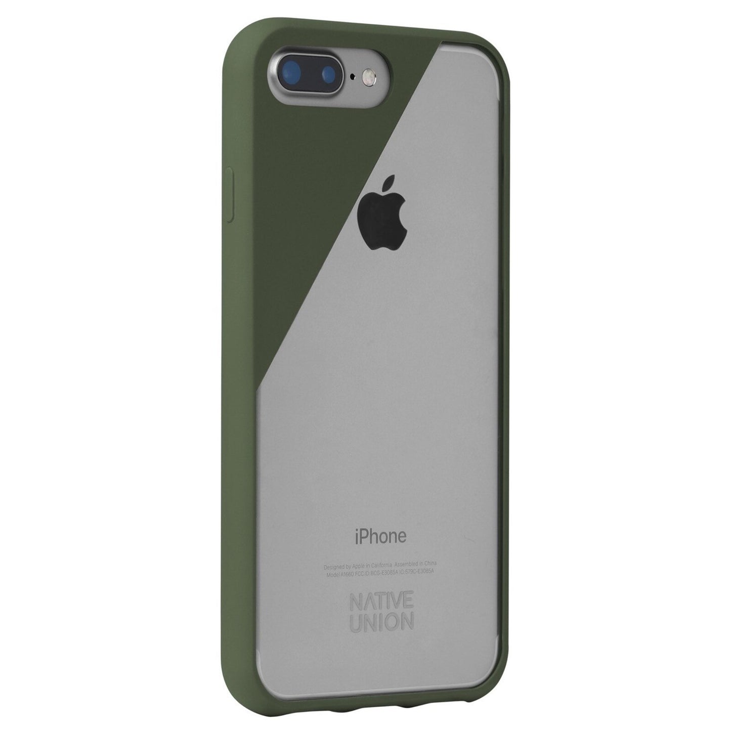 Case NATIVE UNION CLIC CRYSTAL Para iPhone 7 Plus - Verde Oliva