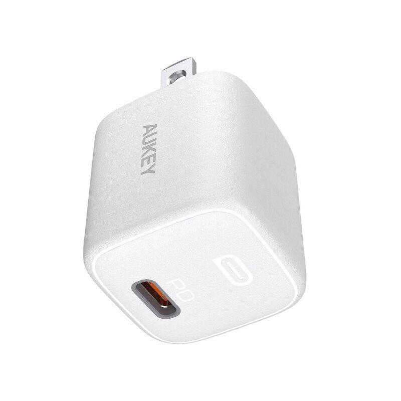 Cargador / Adaptador de corriente Aukey USB-C 20w - Blanco