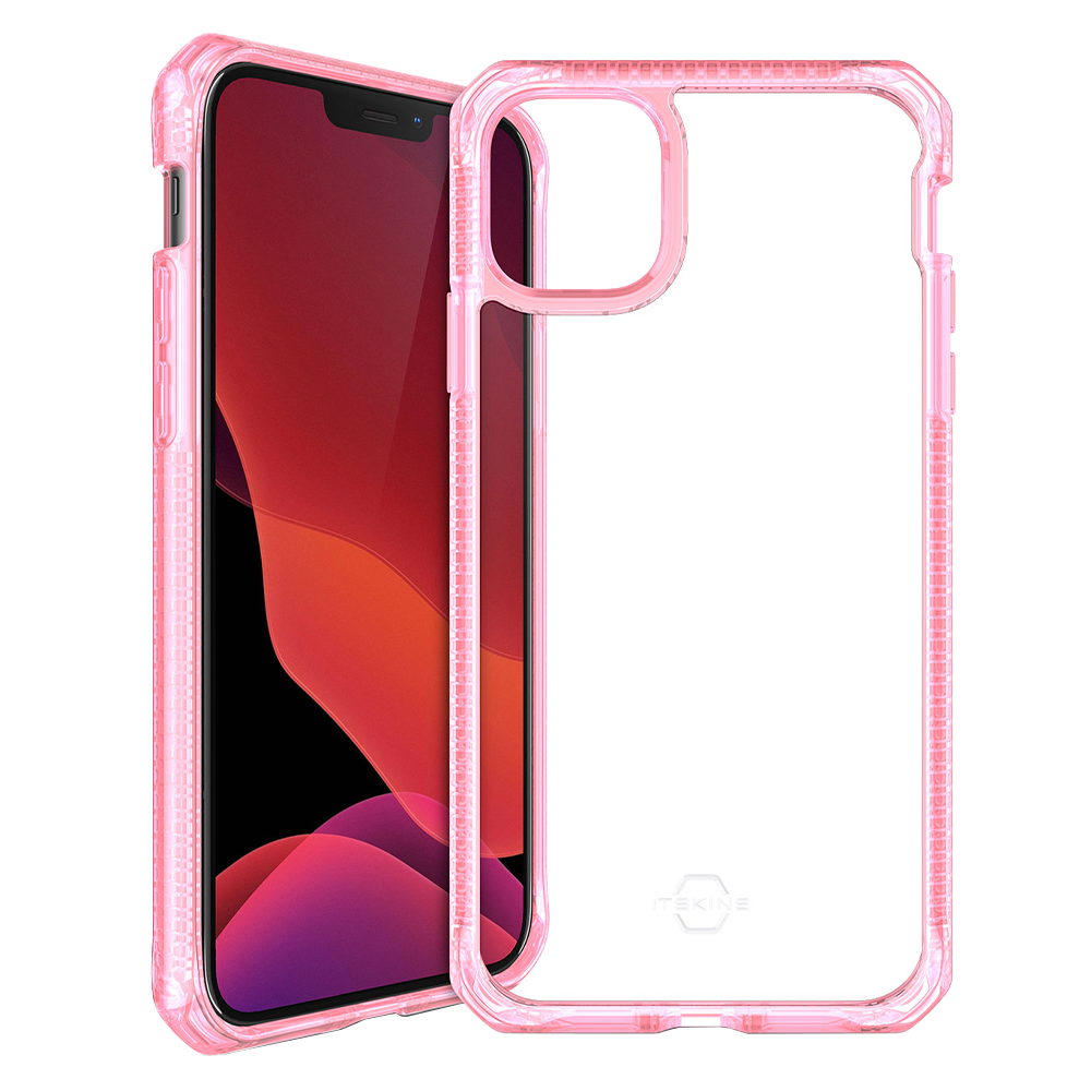 Case ITSKINS HYBRID CLEAR Para iPhone 12 Mini - Rosa/Transparente