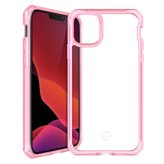 Case ITSKINS HYBRID CLEAR Para iPhone 12 Mini - Rosa/Transparente