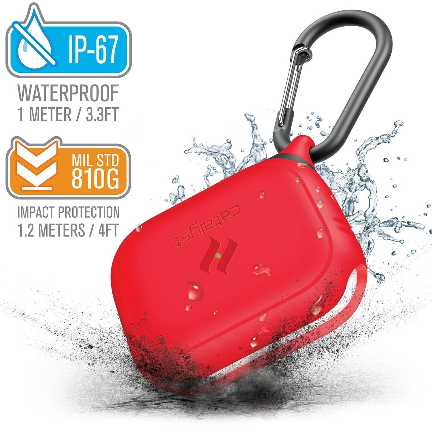 Case CATALYST Para Airpods Pro -  Rojo