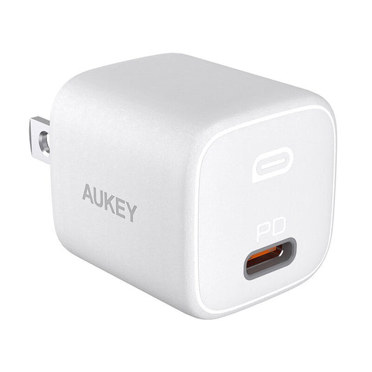 Cargador / Adaptador de corriente Aukey USB-C 20w - Blanco