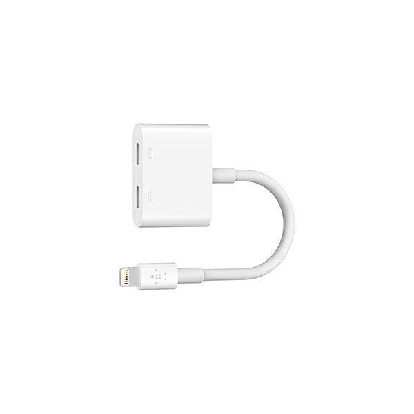 Adaptador Belkin Lightning Rockstar - Blanco