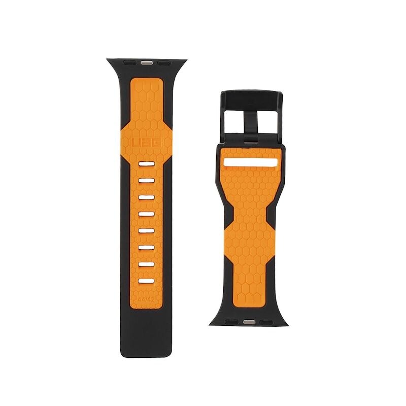 Banda UAG  Civilian para Apple Watch  42/44mm - Negro/Naranja