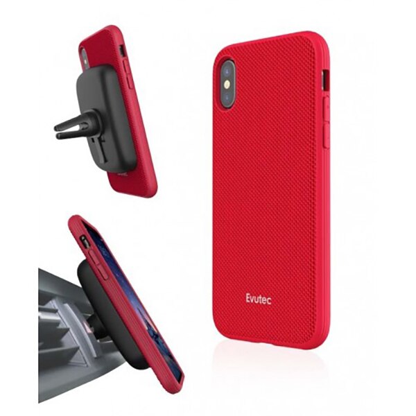 Case Evutec para iPhone X - Rojo