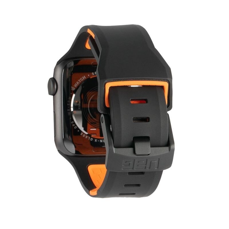 Banda UAG  Civilian para Apple Watch  42/44mm - Negro/Naranja