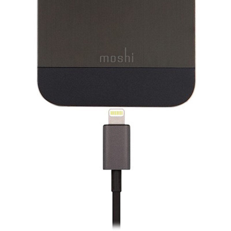 Cable MOSHI USB-A a Lightning 1m - Negro