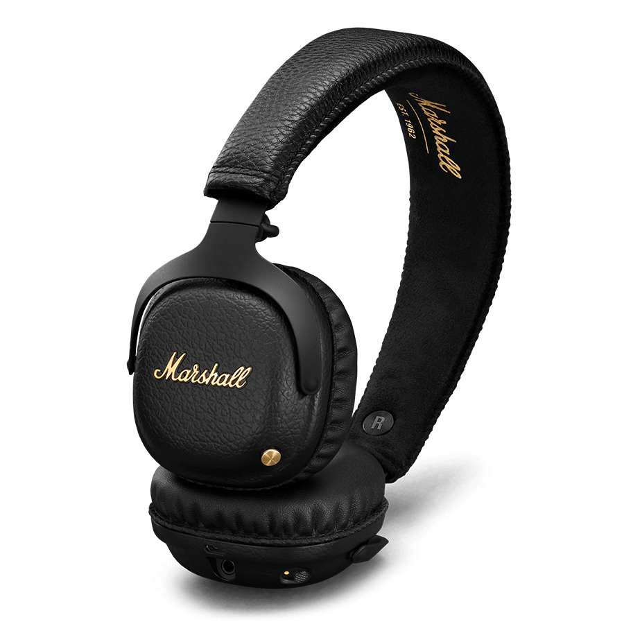 Audífonos Marshall Bluetooth Marshall On-Ear BT Negro