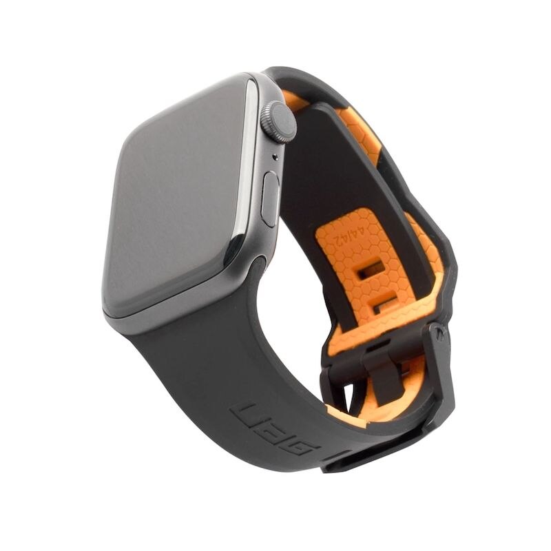 Banda UAG  Civilian para Apple Watch  42/44mm - Negro/Naranja