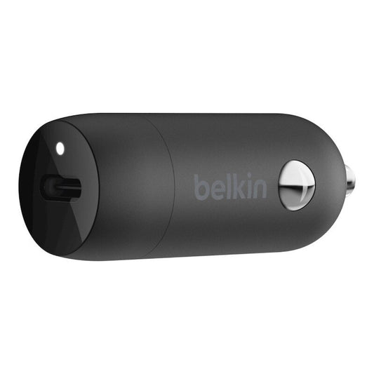 Cargador Carro Belkin 20w - USB-C PD - Negro