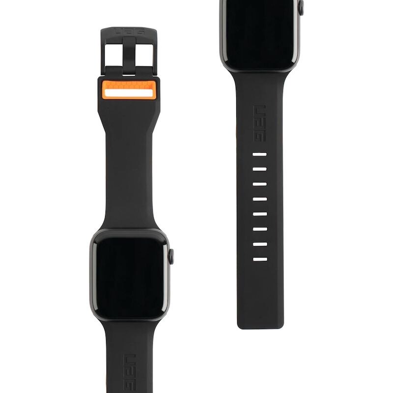 Banda UAG  Civilian para Apple Watch  42/44mm - Negro/Naranja