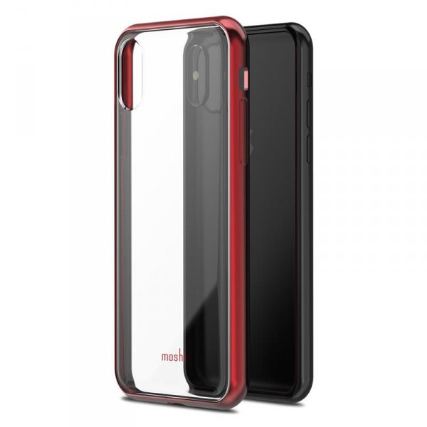 Moshi (Apple Exclusive) Vitros para iPhone X Crimson Rojo