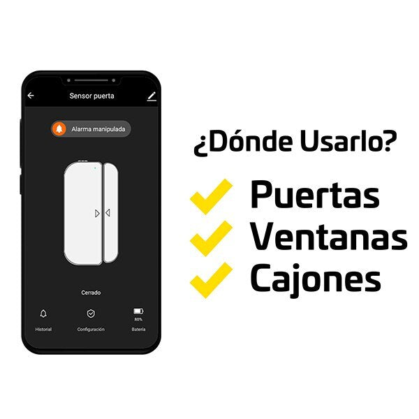 Sensor De Apertura De Puertas Y Ventanas