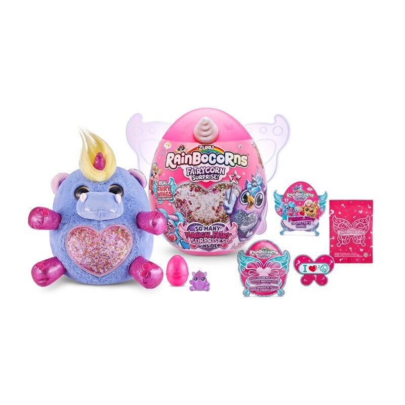 Peluche Rainbocorn Sorpresa Línea Fairycorn